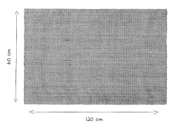 Miliboo Alfombra de cama de yute natural 60 × 120 cm NOOR Color natural claro Sale