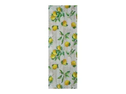 Alfombra de cocina - dibujos con limones - multicolor - 48 x 200 cm - SALLY Amarillo Best