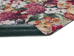 Online Alfombra de cocina - Dibujos con flores - rojo - 52 x 200 cm - RICCI Multicolor