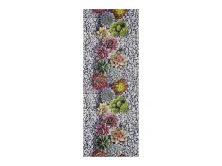 Alfombra de cocina - Diseños de cactus - gris - 52 x 200 cm - SPRINTY Multicolor Hot