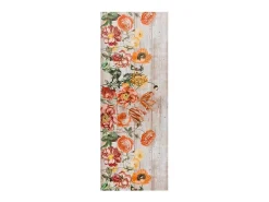 Alfombra de cocina - dibujos con flores - - 52 x 100 cm - RICCI Multicolor