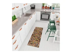 Alfombra de cocina - diseños con especias - - 52 x 100 cm - RICCI Multicolor Clearance