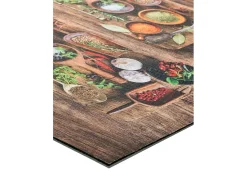 Alfombra de cocina - diseños con especias - - 52 x 100 cm - RICCI Multicolor Clearance