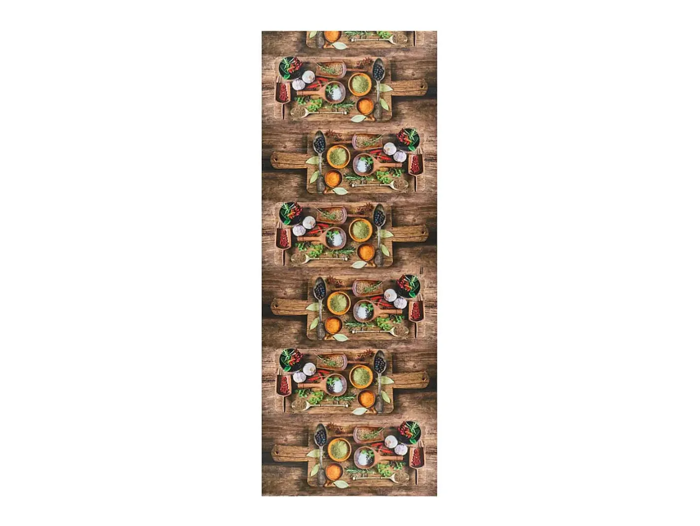 Alfombra De Cocina-Alfombra de cocina - diseños con especias - - 52 x 200 cm - RICCI Multicolor
