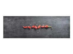 Discount Alfombra de cocina lavable Pepper 60x180 cm ES197448 Negro