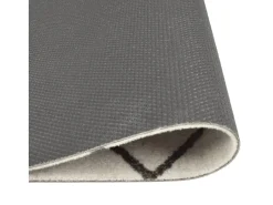 Discount Alfombra de cocina lavable terciopelo cuadrados 45x150 cm ES912117 Gris