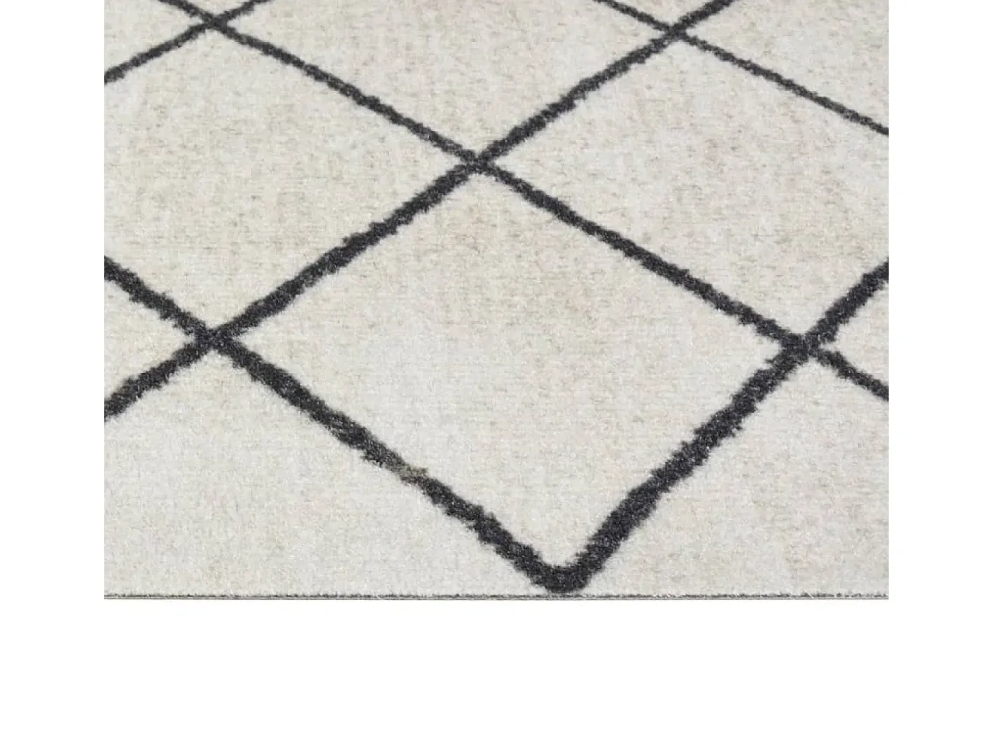 Discount Alfombra de cocina lavable terciopelo cuadrados 45x150 cm ES912117 Gris