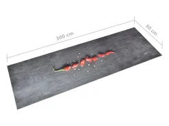 Alfombra de cocina lavable Pepper 60x300 cm ES333081 Multicolor