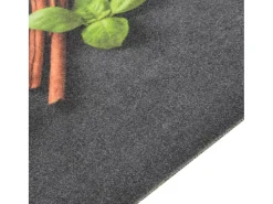 Alfombra de cocina lavable terciopelo dibujo especias 60x180 cm ES211826 Multicolor Clearance