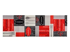 Alfombra de cocina lavable Cuisine 60x180 cm ES542782 Multicolor Clearance