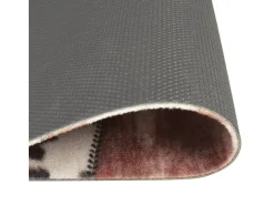 Alfombra De Cocina-Alfombra de cocina lavable terciopelo piel de animal 45x150 cm ES630873 Multicolor