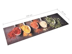 Clearance Alfombra de cocina lavable Spoons 45x150 cm ES669136 Multicolor