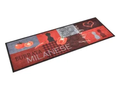 Alfombra De Cocina-Alfombra de cocina lavable Tomatoes 60x300 cm ES306211 Multicolor