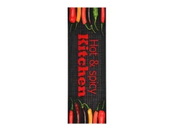 Clearance Alfombra de cocina lavable Hot & Spicy 60x300 cm ES299464 Multicolor