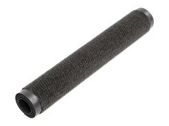 Felpudo-Alfombra de entrada rectangular de nudo 90x150 cm negra ES553409 Negro