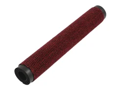 Hot Alfombra de entrada rectangular de nudo 80x120 cm roja ES677519 Rojo