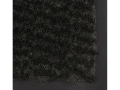 Sale Alfombra de entrada rectangular de nudo 80x120 cm negra ES532702 Negro