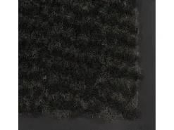 Alfombra de entrada rectangular de nudo 120x180 cm negra ES793480 Negro Online