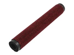 Alfombra de entrada rectangular de nudo 90x150 cm roja ES965637 Rojo Sale