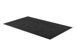 Alfombra de Entrada SucceBuy, 305 x 91,4 cm, Felpudo Exterior Interior Elegante Rayado, con Reverso Antideslizante PVC, Resistente Lavable, Atrapa Polvo, Gris Negro Clearance