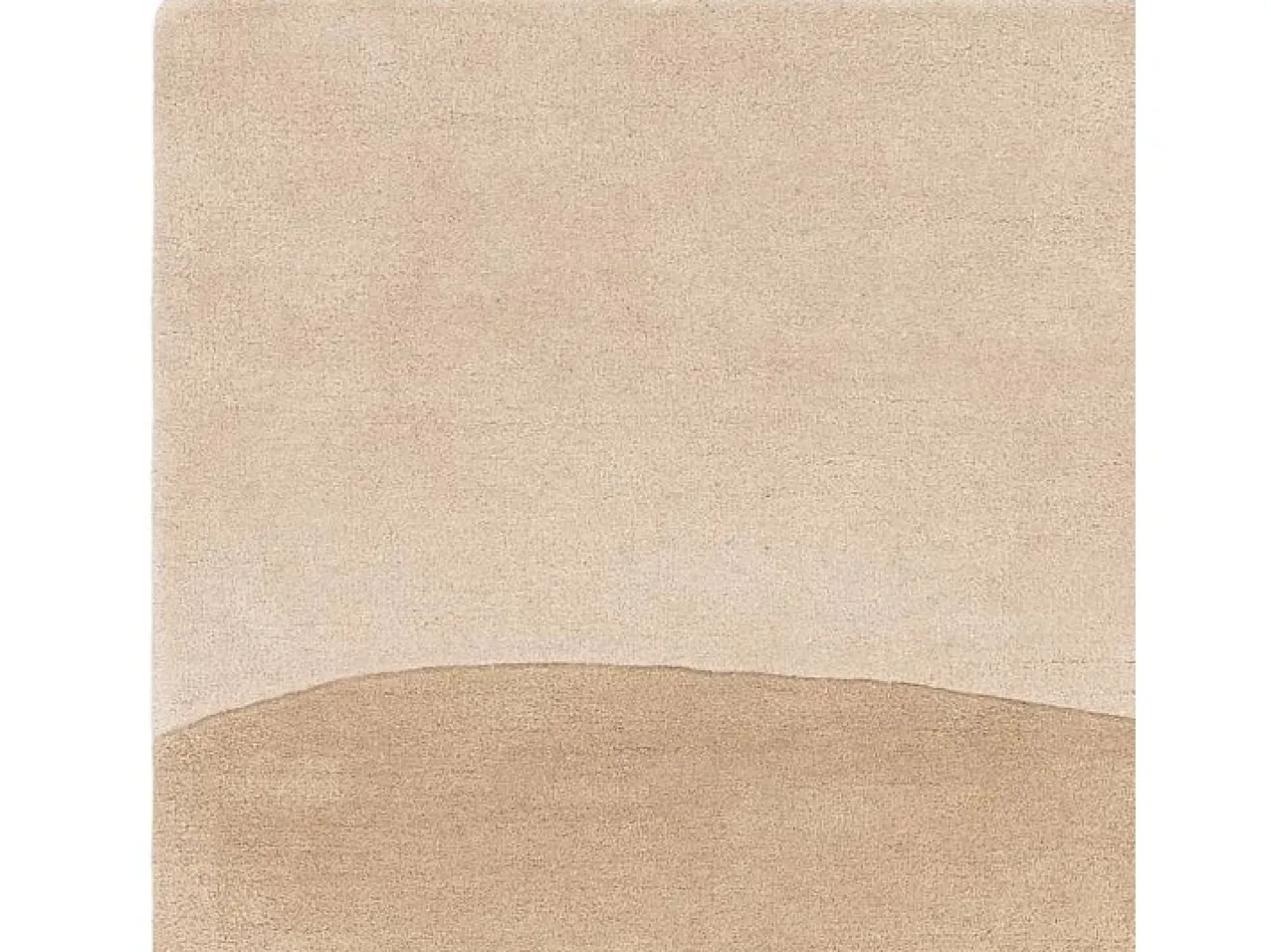Sale Alfombra de estilo medio siglo, hecha a mano 100% lana - 120x170cm - , beige, verde - Reef Horizon Crema