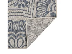 Alfombra de exterior de tejido plano 200x280 cm Estampado Azul Clearance