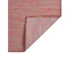 Discount Clicnbuy Alfombra de exterior de tejido plano 120x170 cm Rojo