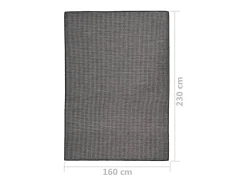 Online Alfombra de exterior de tejido plano 160x230 cm Gris