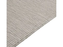 Outlet Clicnbuy Alfombra de exterior de tejido plano gris taupe 80x250 cm Topo