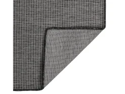 Alfombra de exterior de tejido plano 140x200 cm ES50144 Gris