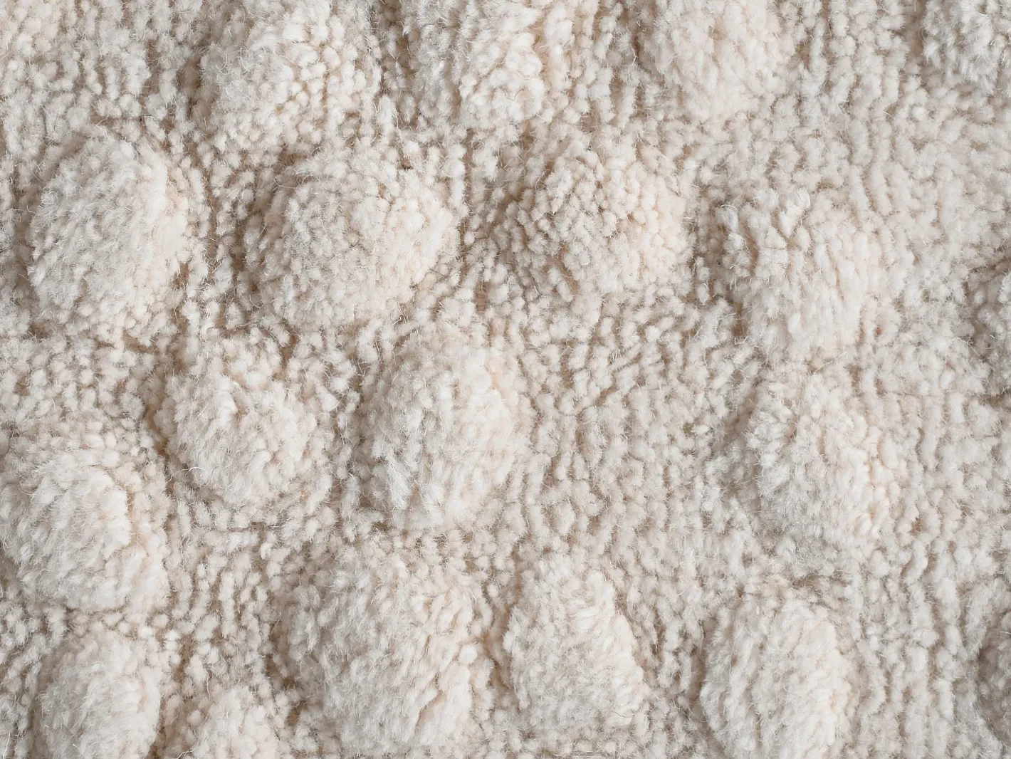 OZAIA Alfombra de lana 100% tufté a mano con efecto guijarros, 160 x 230, , ORABEL Marfil Sale