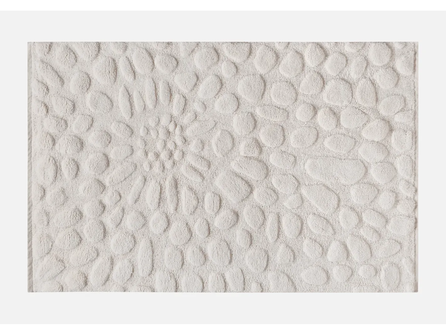 OZAIA Alfombra de lana 100% tufté a mano con efecto guijarros, 160 x 230, , ORABEL Marfil Sale