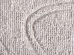 OZAIA Alfombra de lana 100% tufted a mano con relieve, diseño abstracto, 200 x 290, , CELESTIA Marfil Clearance