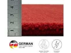 Alfombra De Salón-Alfombra de lana con degradado de color 70x140 cm Wool Comfort Rojo