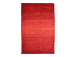 Alfombra De Salón-Alfombra de lana con degradado de color 90x160 cm Wool Comfort Rojo