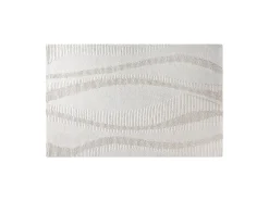 OZAIA Alfombra De Salón-Alfombra de lana con relieve 100% hecha a mano, 200 x 290 cm, , SIRELIA Marfil