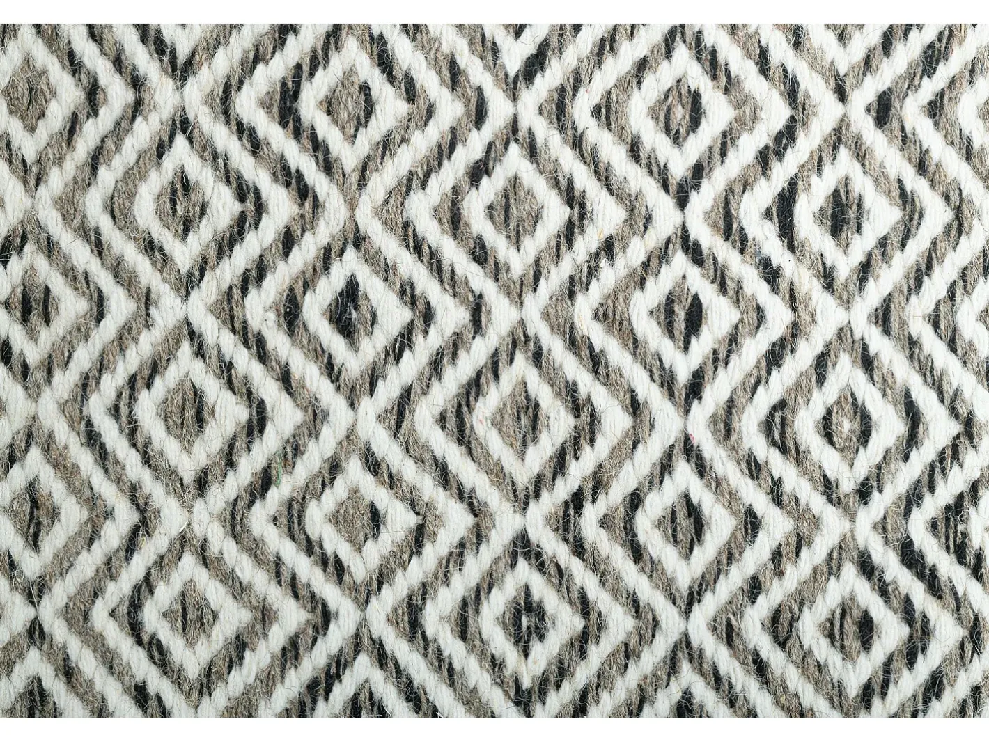 Discount Alfombra de lana de estilo escandinavo 80x150 cm Gris natural Trondheim Beige