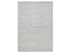 New Alfombra de lana de estilo escandinavo 130x190 cm Gris natural Trondheim Beige