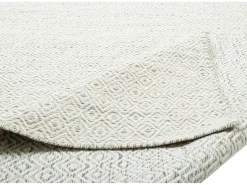 Alfombra de lana de estilo escandinavo 130x190 cm natural Trondheim Beige Clearance