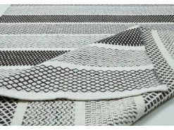 New Alfombra de lana de estilo escandinavo 65x130 cm Gris natural Trondheim Beige