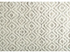 Alfombra de lana de estilo escandinavo 160x230 cm natural Trondheim Beige Clearance