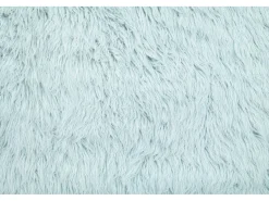 Alfombra de lana natural tejida a mano 180x250 cm claro Fluffy Azul