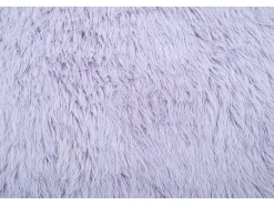 Alfombra De Salón-Alfombra de lana natural tejida a mano 140x190 cm Morado Fluffy Violeta