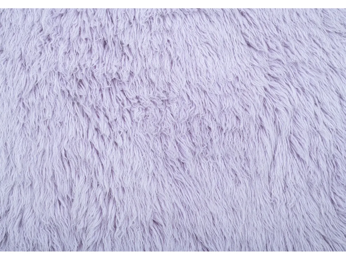 Alfombra De Salón-Alfombra de lana natural tejida a mano 140x190 cm Morado Fluffy Violeta