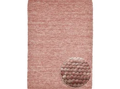 Alfombra De Salón-Alfombra de lana reversible tejida a mano 40x60 cm Alpen Rojo