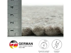 Alfombra de lana reversible tejida a mano 190x250 cm Marrón Multi Alpen Marru00f3n Sale