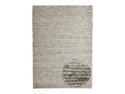 Alfombra de lana reversible tejida a mano 40x60 cm Marrón Multi Alpen Marru00f3n Clearance