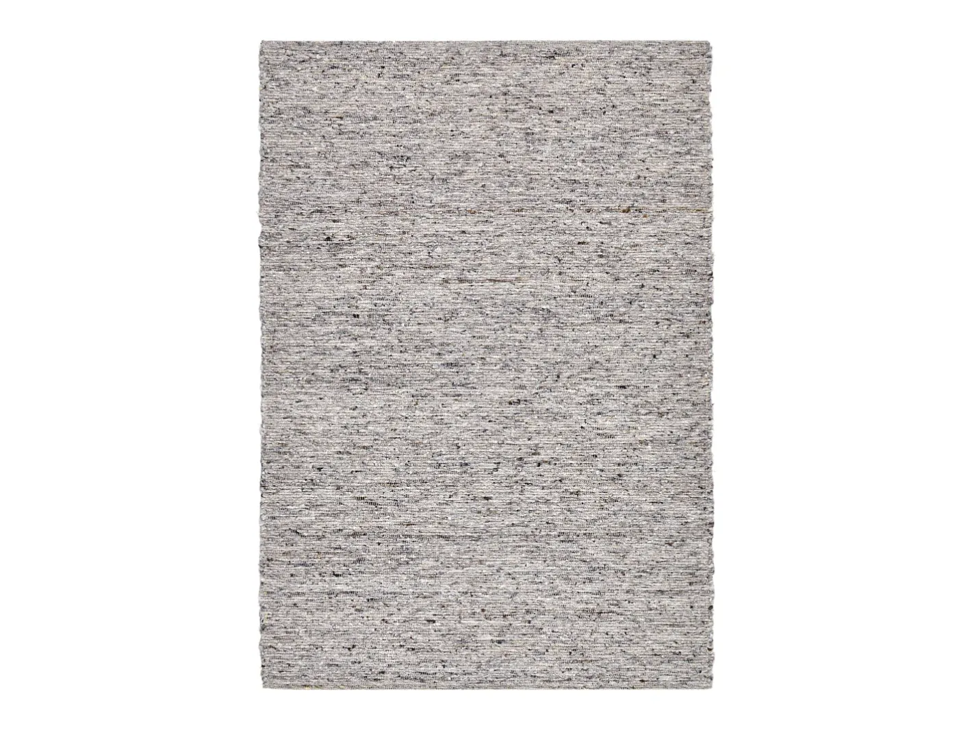 Alfombra de lana tejida a mano reversible 290x390 cm Alm-Glück Gris New