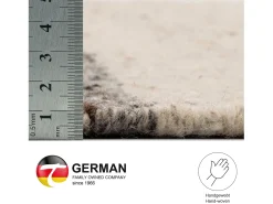 Alfombra de lana tejida a mano y enrollable 140x200 cm multi Ehrwald Beige Best