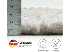 Alfombra De Salón-Alfombra de lana tejida a mano reversible 120x180 cm Arena Multi Alm-Glück Gris antracita